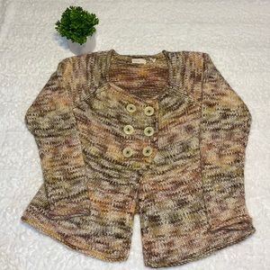 Anthropologie|Sleeping On Snow Marled Wool Cardigan